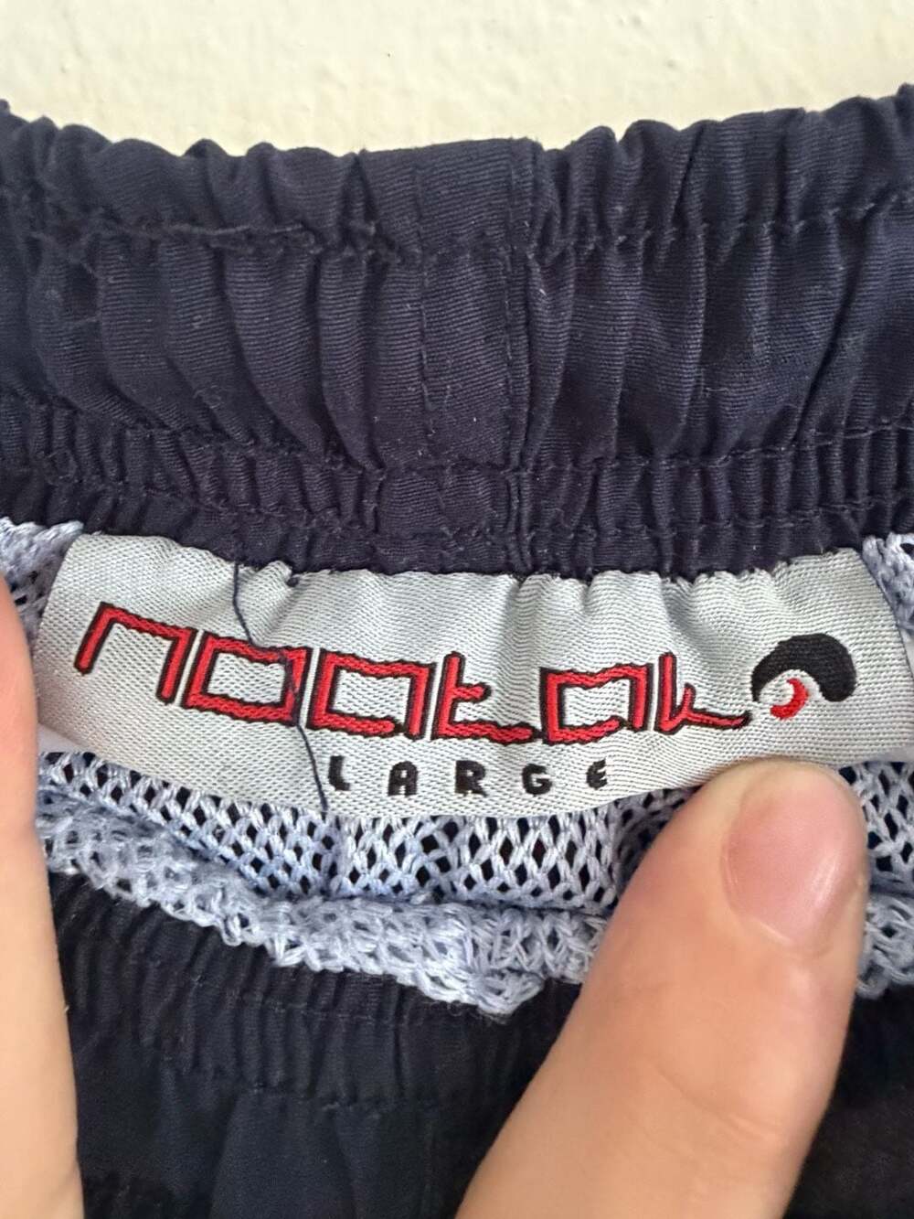 Vintage 90s Nautica Competition Mesh Shorts Black Large